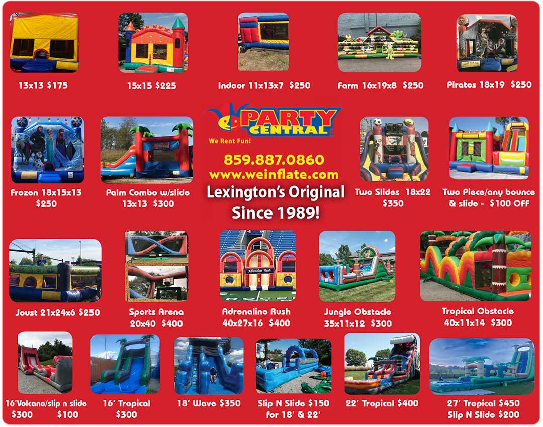 Party Central of Kentucky - We Rent Fun!